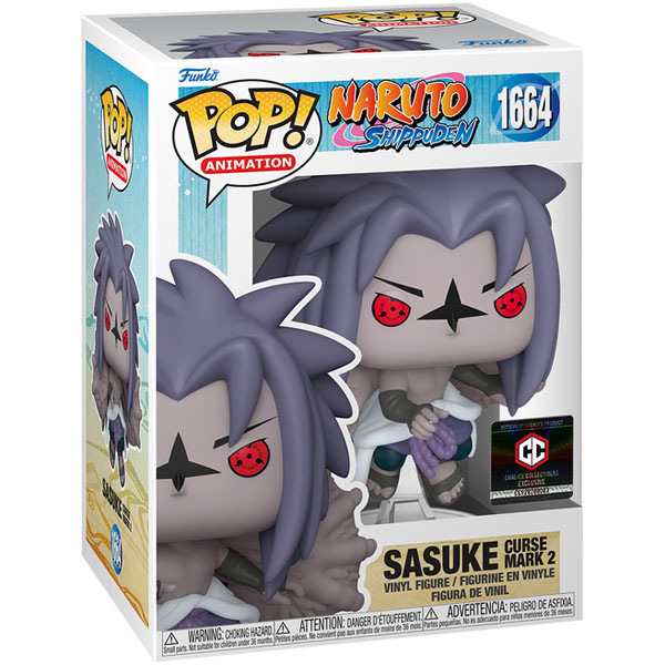 Funko POP #1664 Naruto Shippuden Sasuke Curse Mark 2 Exclusive Figure